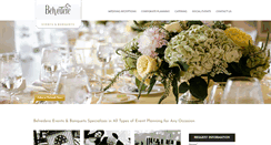 Desktop Screenshot of belvederebanquets.com